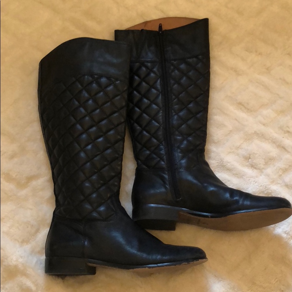 Corso Como Quilted Riding Boots - Picture 2 of 4